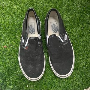 black vans size 7 womens size 5.5 mens